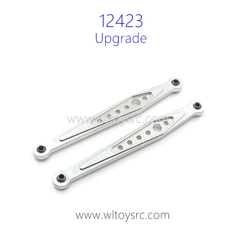 WLTOYS 12423 Upgrades Rear Axle fixing Connect Rod Silver