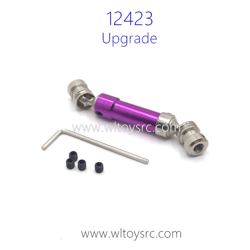 WLTOYS 12423 Upgrade Parts Bone Dog Shaft with Tool Purple