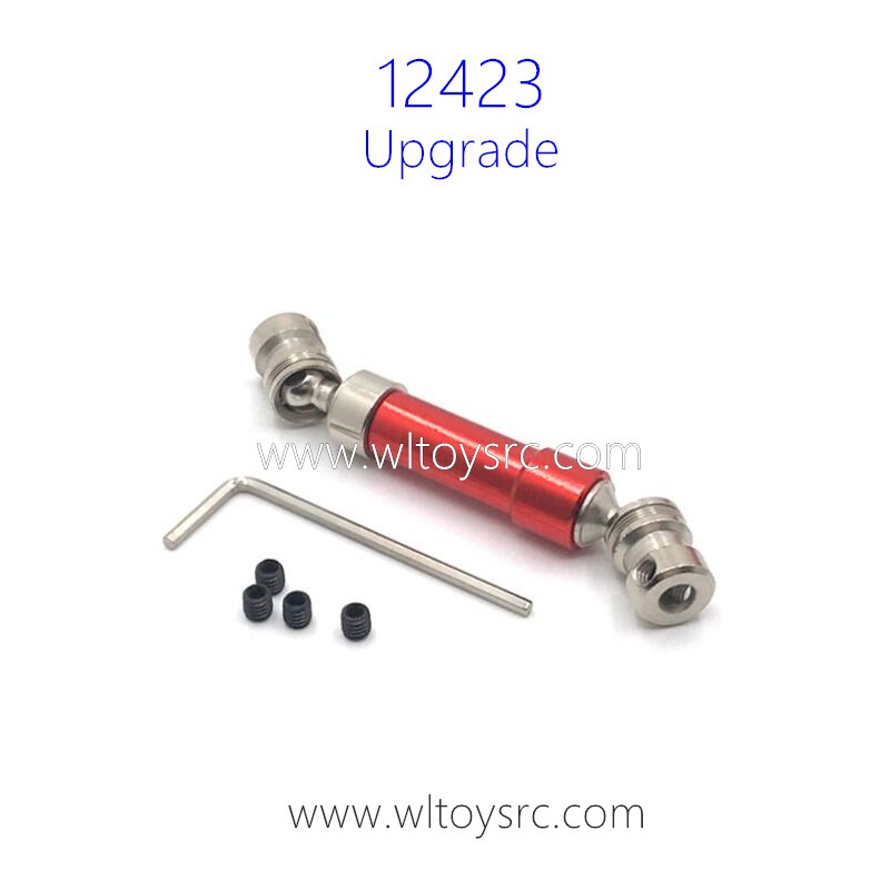 WLTOYS 12423 Upgrade Parts Bone Dog Shaft with Tool Red