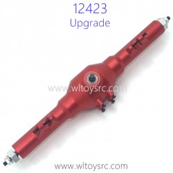 WLTOYS 12423 Upgrade Parts Rear Axle Assembly with Gear Red