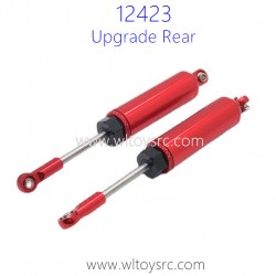 WLTOYS 12423 Upgrade Parts Rear Shocks Full Alloy Red