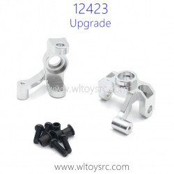 WLTOYS 12423 Upgrade Parts Front Steering Cups Silver