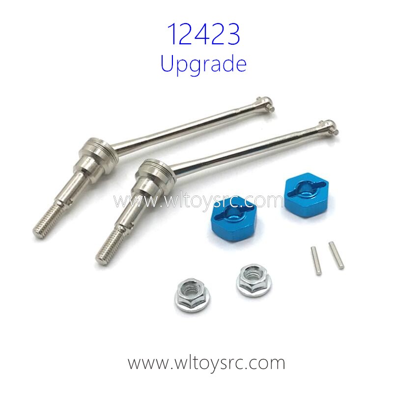 WLTOYS 12423 Upgrade Parts Front Bone Dog Shaft with Nuts