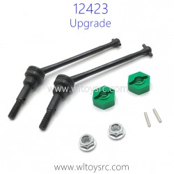 WLTOYS 12423 Upgrade RC Car Upgrade Bone Dog Shaft Green