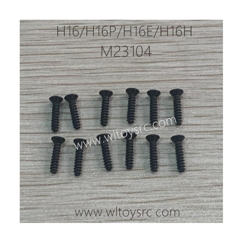 MJX Hyper Go RC Car Parts M23104 Round Dead Flat Screw