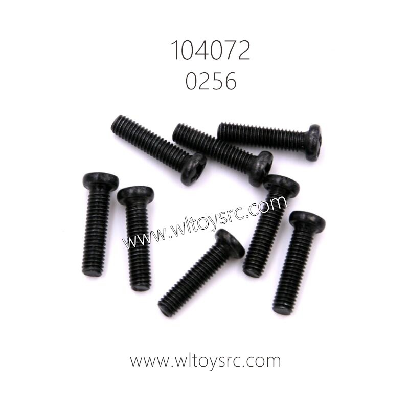 WLTOYS 104072 Parts 0256 Screws 3X12PM