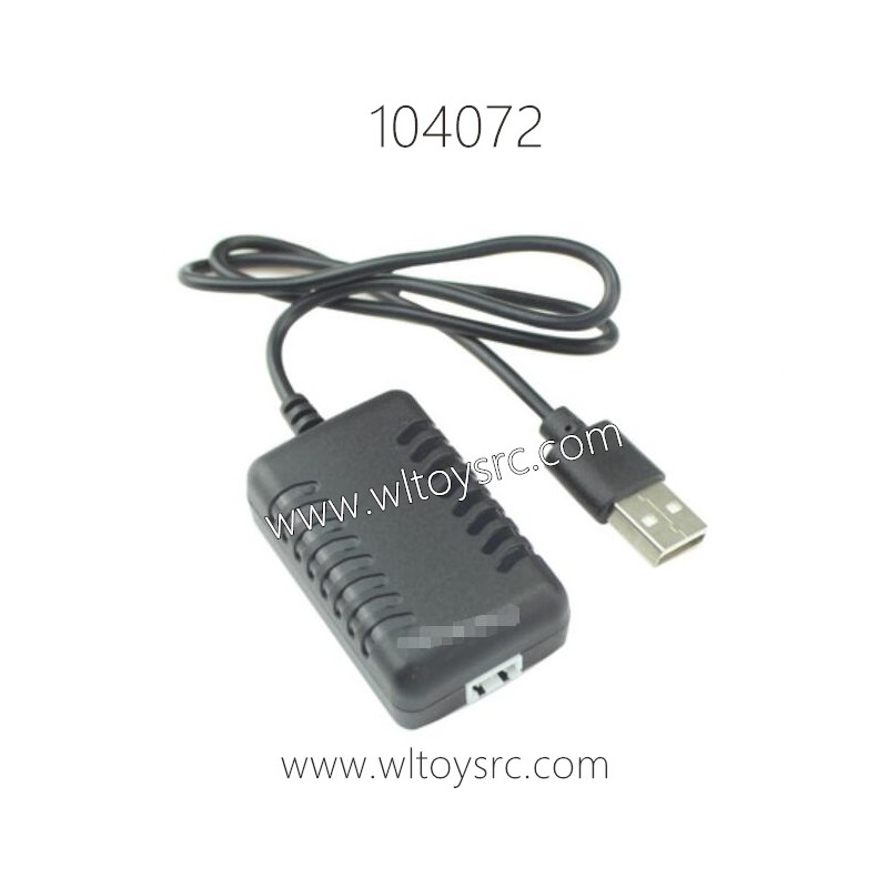 WLTOYS 104072 Parts 1374 7.4V 2000MaH USB Charger