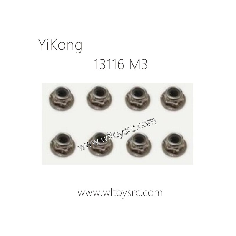 13116 M3 Flange Nuts Parts for YIKONG RC Crawler