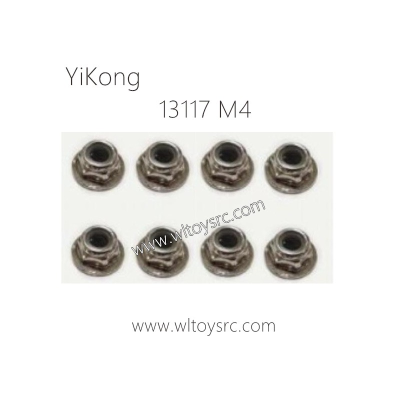 13117 M4 Flange Nuts Parts for YIKONG RC Crawler