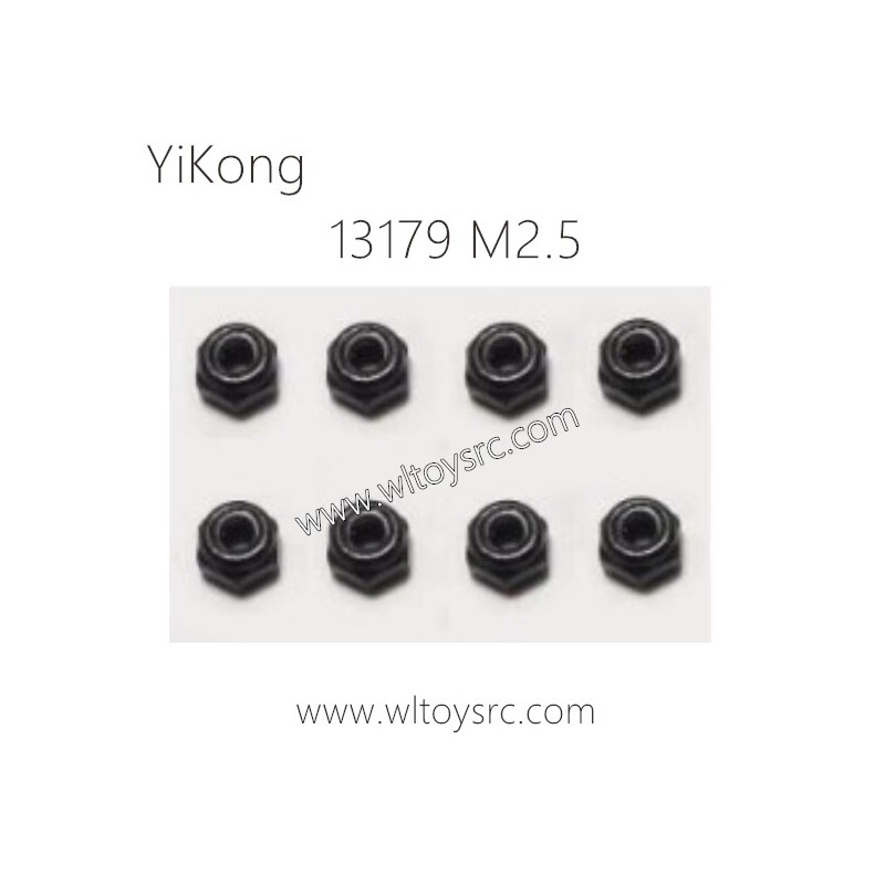 13179 M2.5 Nylon Nuts Parts for YIKONG RC Crawler