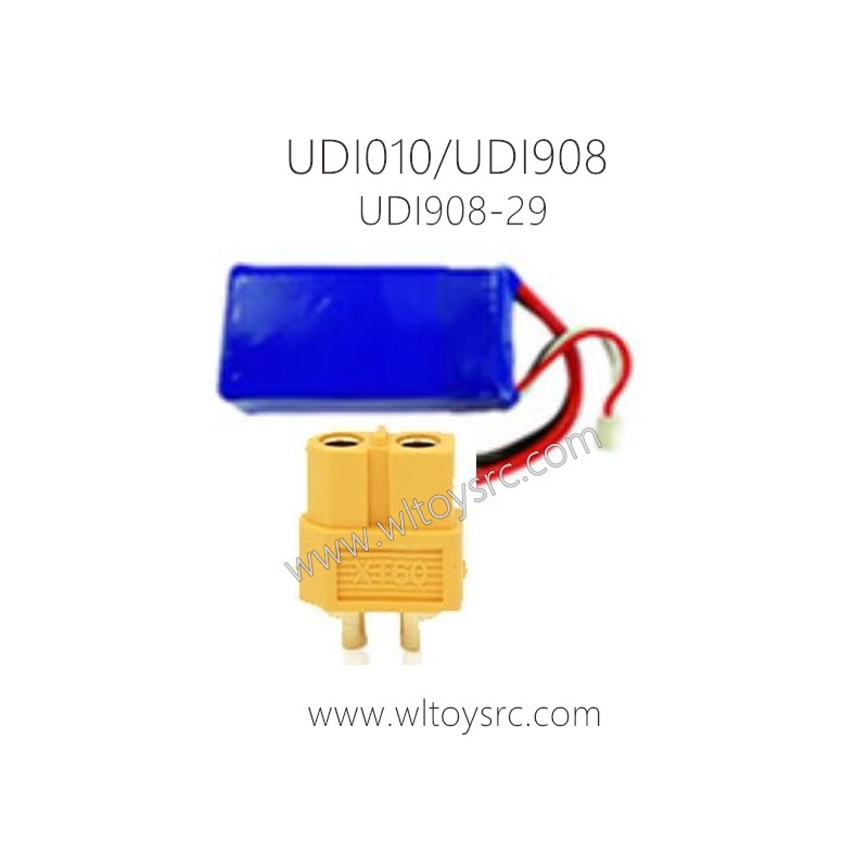 UDIRC UDI010 UDI908 Parts UDI908-29 11.1V 1500mAh Lipo Battery XT60 Plug