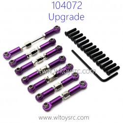 WLTOYS 104072 Upgrade Parts Connect Rod Kit Purple