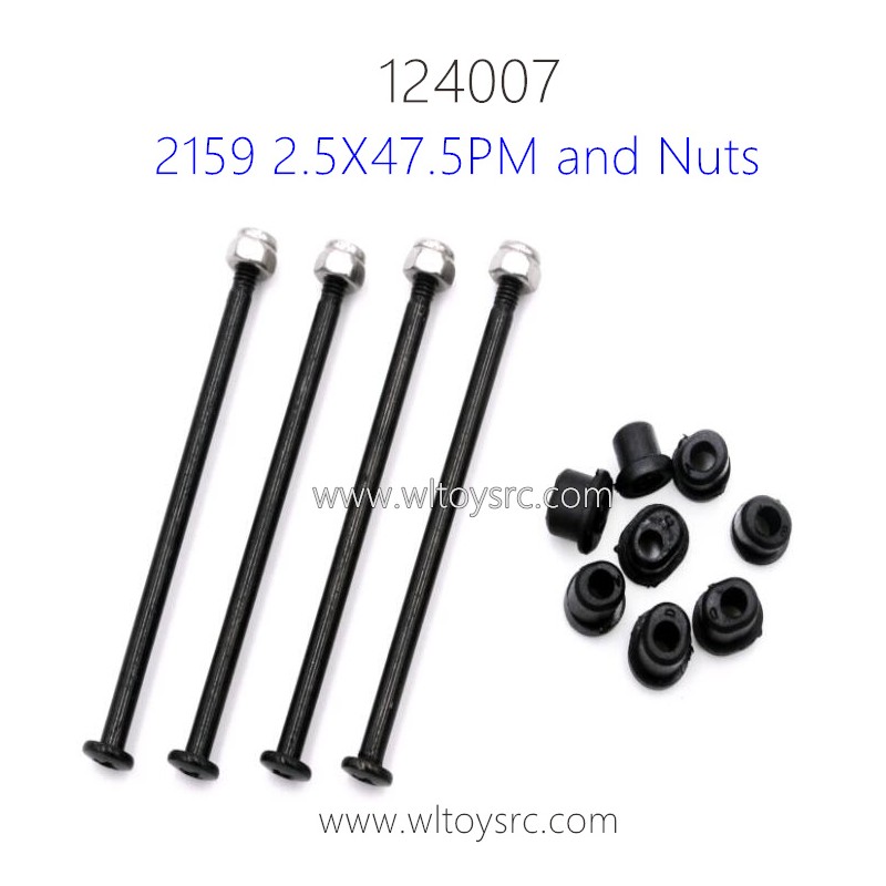 WLTOYS 124007 Parts 2159 Long Screws Nuts and Plastic Seat