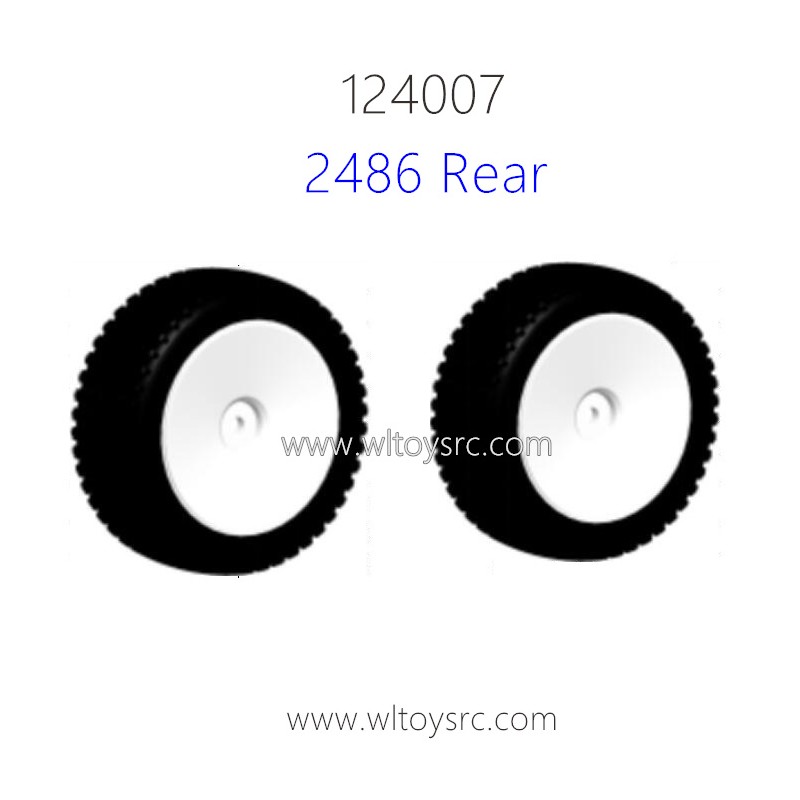 WLTOYS 124007 RC Car Parts 2486 Rear Tire Assembly