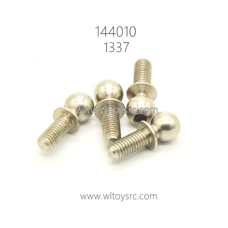 WLTOYS 144010 RC Buggy Parts 1337 Ball head screw 4.9X13.6