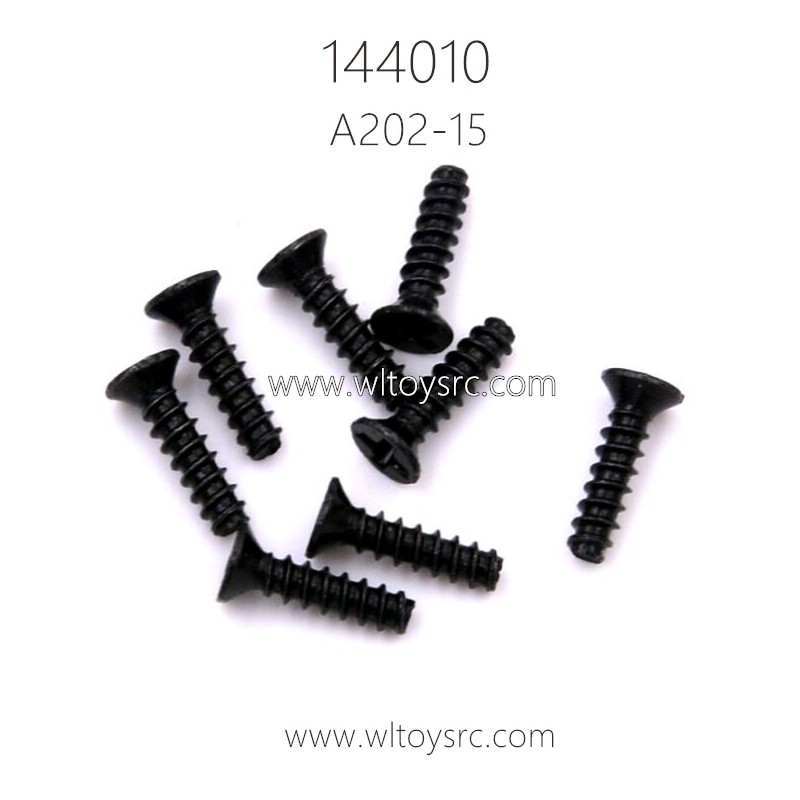 WLTOYS 144010 1/14 RC Buggy Parts A202-15 Cross flat head screw 2X8KB