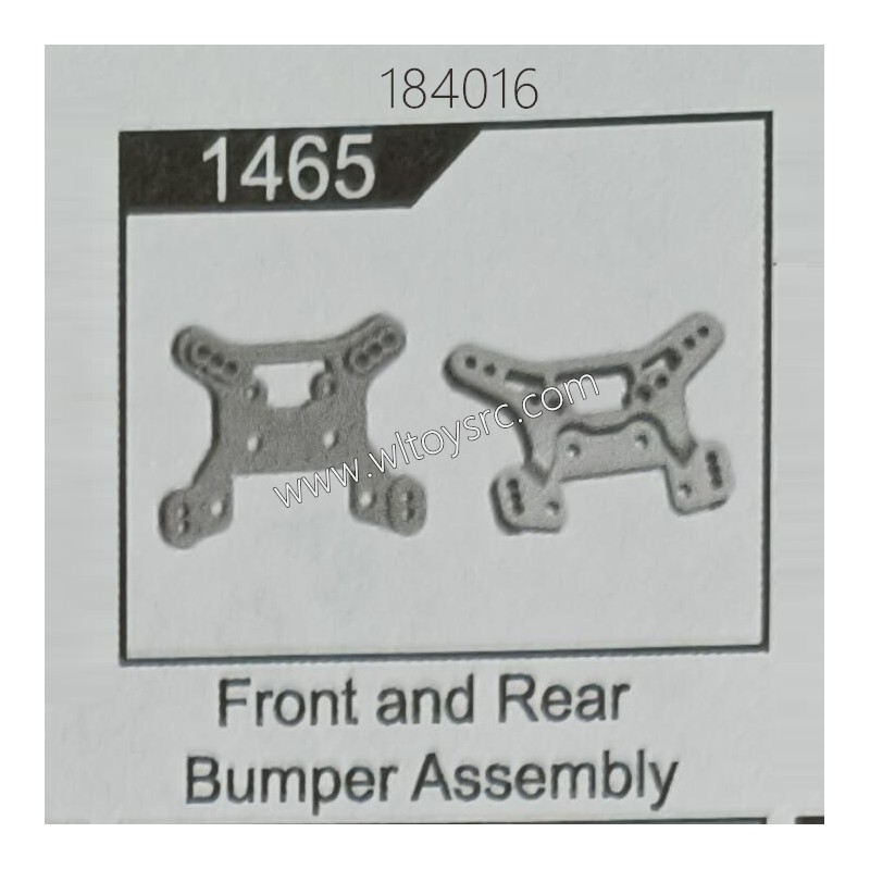 WLTOYS 184016 Parts 1465 Front and Rear Bumper Assembly