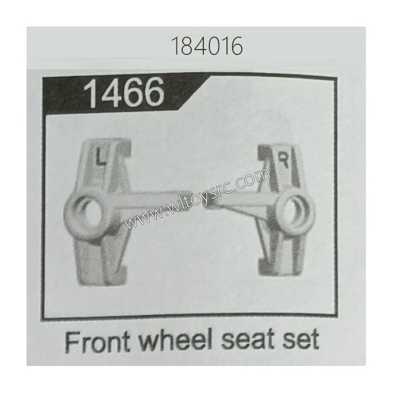WLTOYS 184016 Parts 1466 Front wheel Seat Set