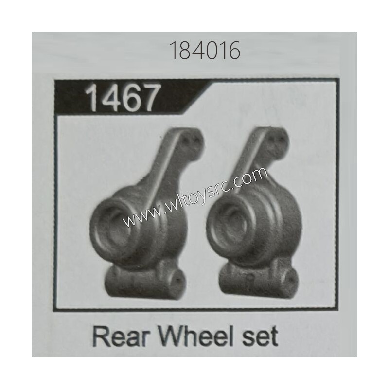 WLTOYS 184016 Parts 1467 Rear Wheel Set