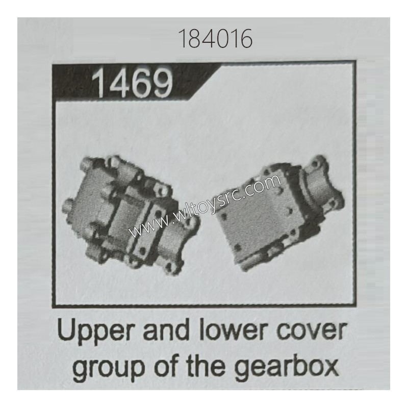 WLTOYS 184016 RC Car Parts 1469 Cover Group of the Gearbox