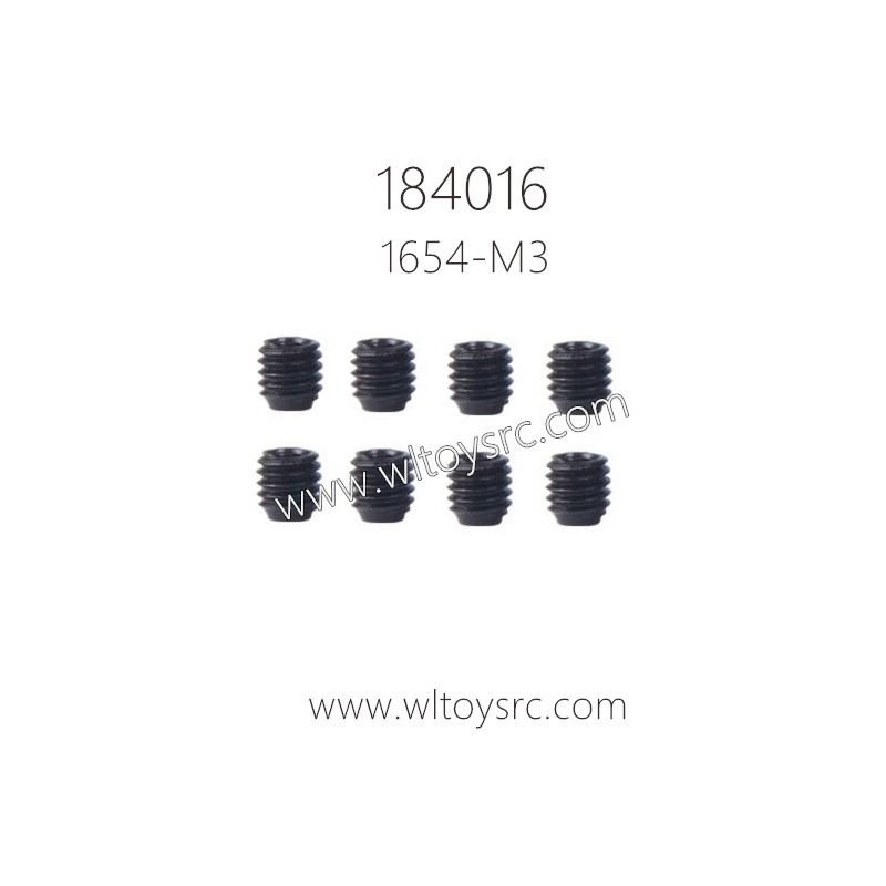 WLTOYS 184016 RC Car Parts 1654 M3 machine screw 3X3