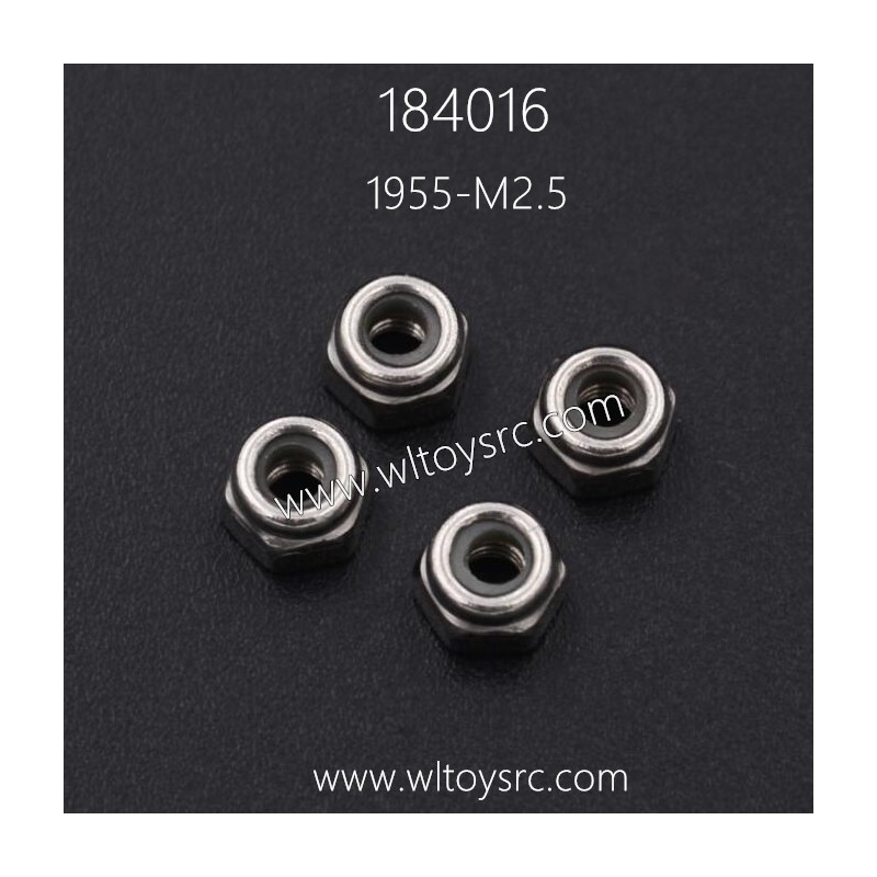 WLTOYS 184016 RC Car Parts 1955 M2.5 Lock nut