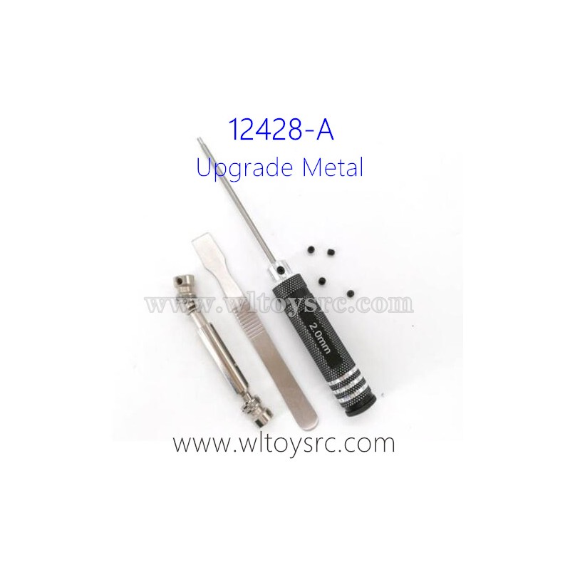 WLTOYS 12428-A Upgrade Parts, Rear Central Shaft and Tools