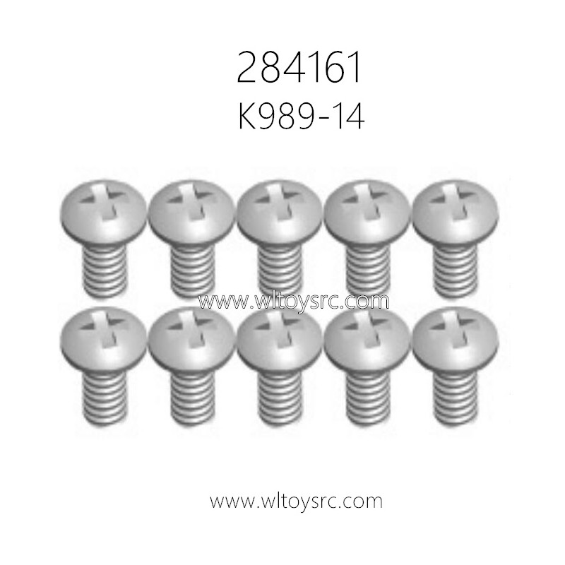 WLTOYS 284161 Racing RC Car Parts K989-14 Screw Set 2x4PM