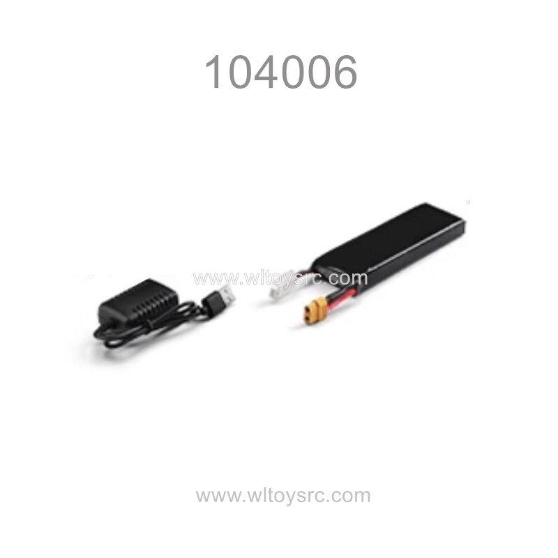 WLTOYS 104006 Parts Battery and USB Charger