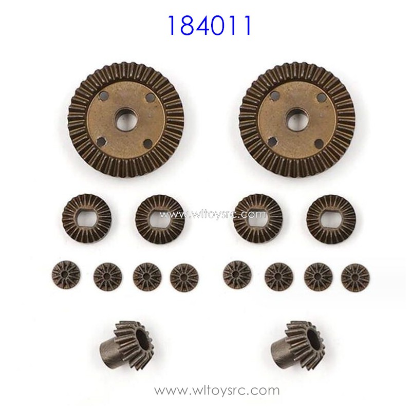 WLTOYS 184011 RC Car Upgrade Parts Metal Bevel Gear Kit