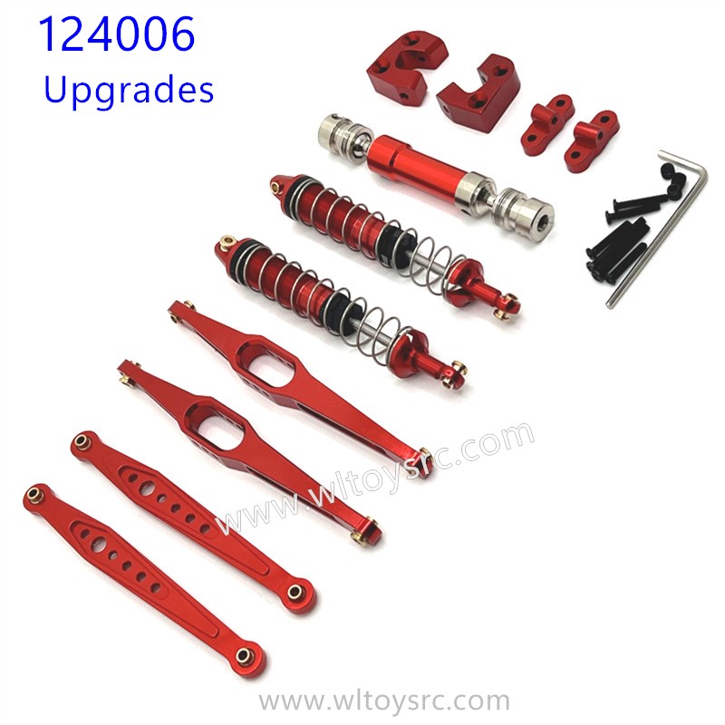 WLTOYS 124006 Upgrade Parts List Red