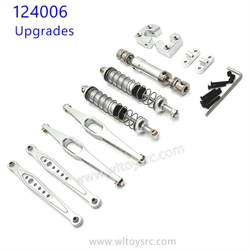 WLTOYS 124006 Upgrade Parts List Silver