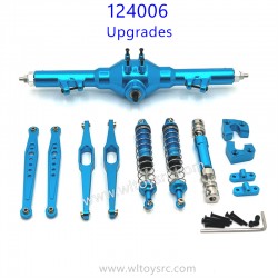 WLTOYS 124006 RC Car Upgrade Parts Metal Rear Axle Assembly and Transmission Shaft