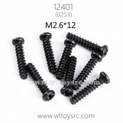 WLTOYS 12401 Parts, Round Head Screws 0253