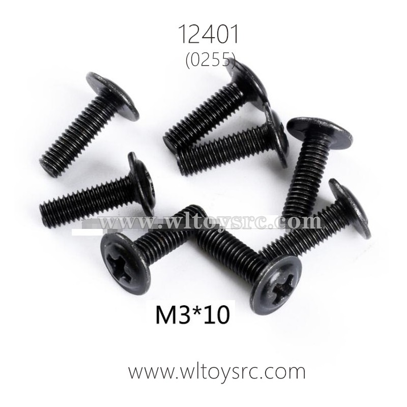 WLTOYS 12401 Parts, Round Head Screws 0255