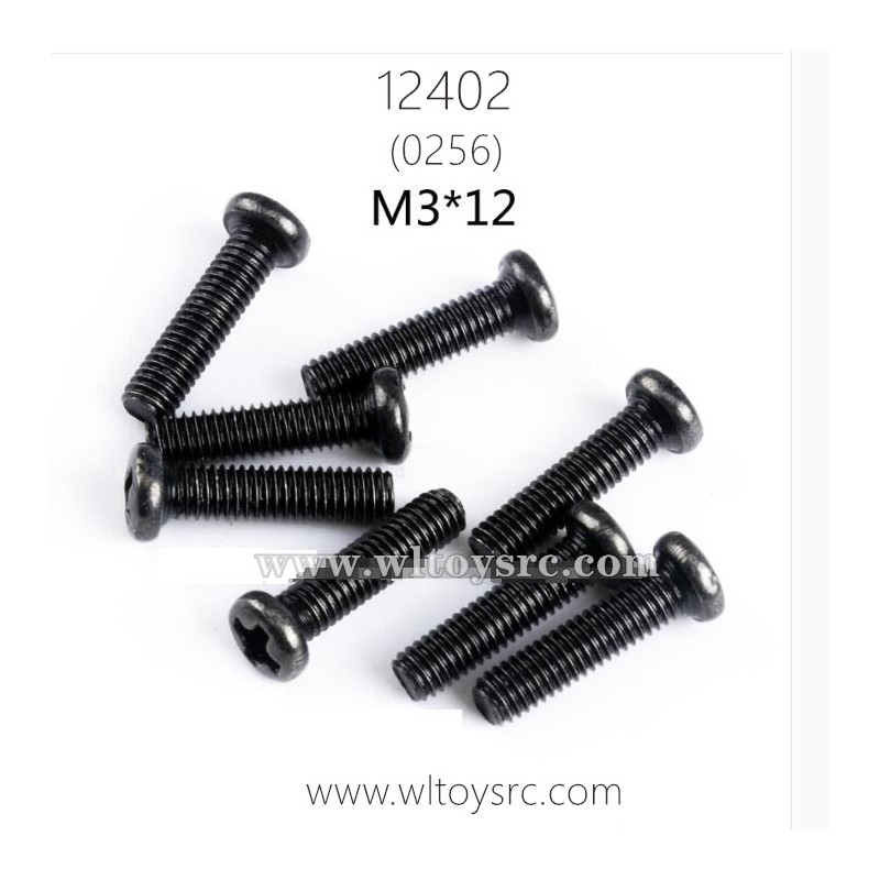 WLTOYS 12402 Parts, Round Head Screws