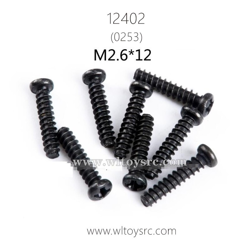 WLTOYS 12402 Parts, Screws 0253