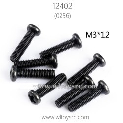 WLTOYS 12402 Parts, Round Head Screws 0256