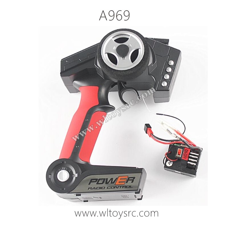 WLTOYS A969 Parts, 2.4G Transmitter and Receiver