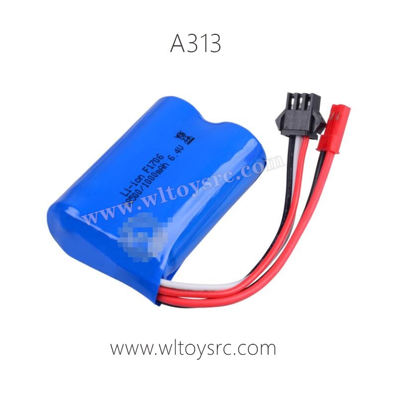 WLTOYS A313 Parts-L959-A-02 6.4V 1000mAh Battery