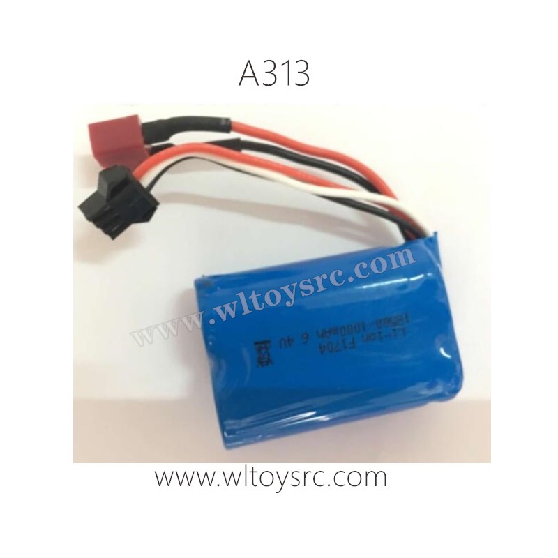 WLTOYS A313 Parts-L959-A-04-01 6.4V 1000mAh Battery