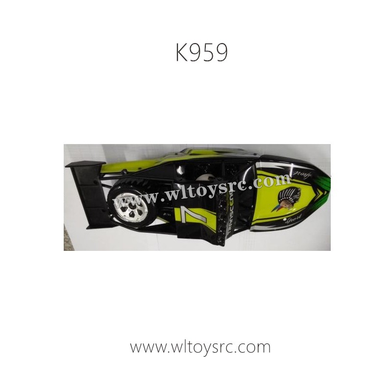 WLTOYS K959 Parts, Complete Car Body Shell