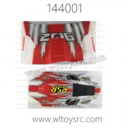 WLTOYS 144001 Parts, Car Shell Red