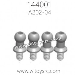 WLTOYS 144001 rc car Parts, A202-04 Ball head screw