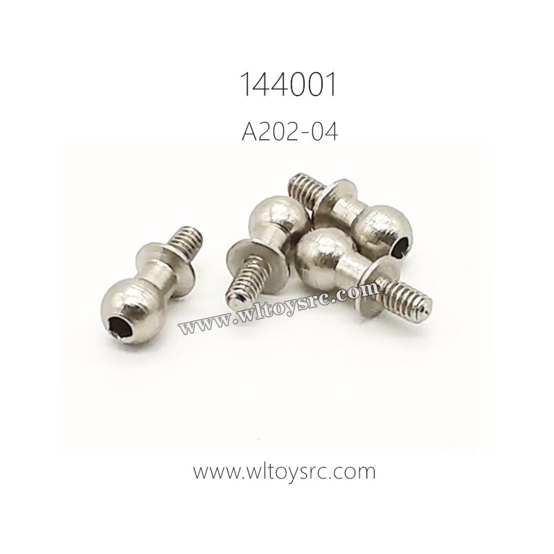 WLTOYS 144001 Parts, A202-04 Ball head screw